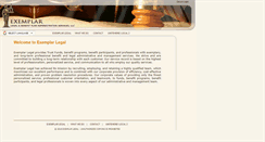Desktop Screenshot of exemplarlegal.com